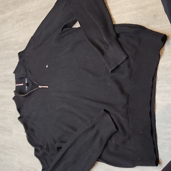 Tommy Hilfiger men's 3/4 zip pull over large - Picture 1 of 3